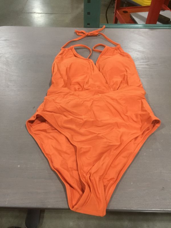 Photo 2 of (CUPSHE) Eliza Halter One Piece Swimsuit (XL)
