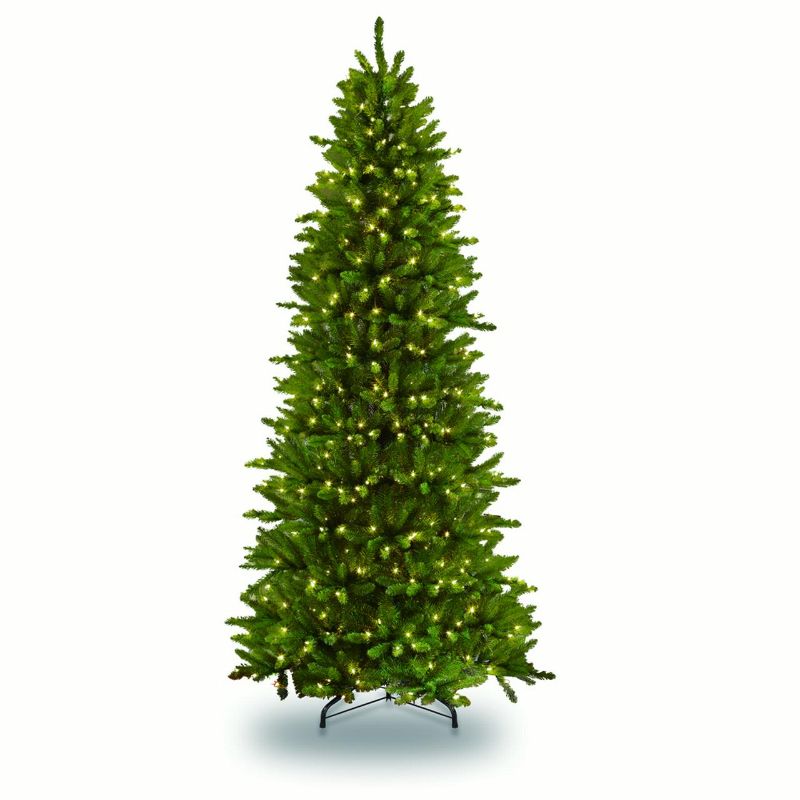 Photo 1 of 10 Ft Pre-lit Slim Fraser Fir Artificial Christmas Tree 900 UL Listed Clear Lights