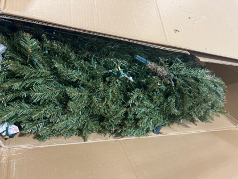 Photo 2 of 10 Ft Pre-lit Slim Fraser Fir Artificial Christmas Tree 900 UL Listed Clear Lights