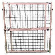 Photo 1 of MyPet Extra Wide Wire Mesh Dog Gate - 29.5"-50 - Brown
