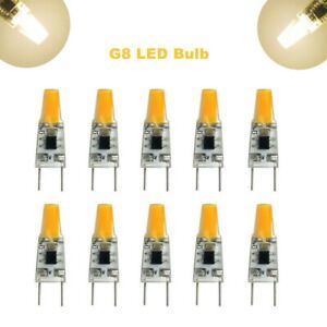 Photo 1 of 10pcs G8-1505-COB 1505 LED Puck Light Cabinet 110-120V, Warm White