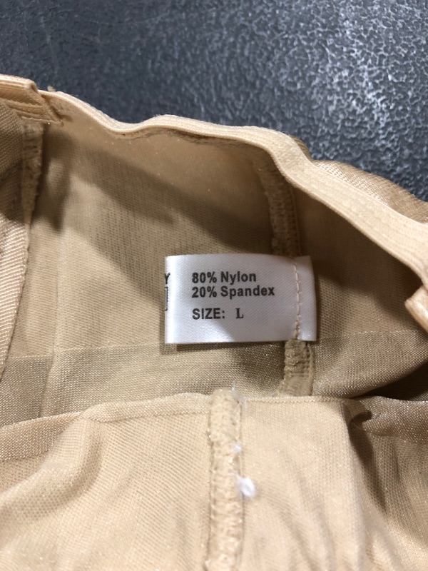 Photo 1 of Body Shaper, Tan, Size Large.