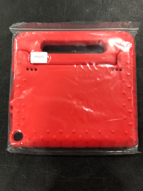 Photo 1 of CHILDREN'S PROTECTIVE TABLET HOLDER, RED. 