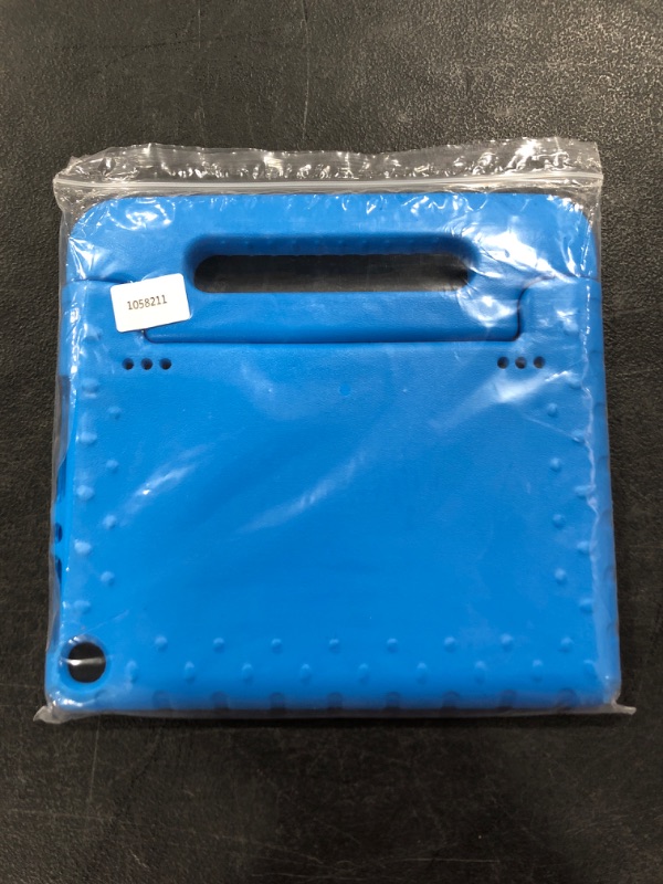 Photo 1 of CHILDREN'S PROTECTIVE TABLET HOLDER, BLUE. 