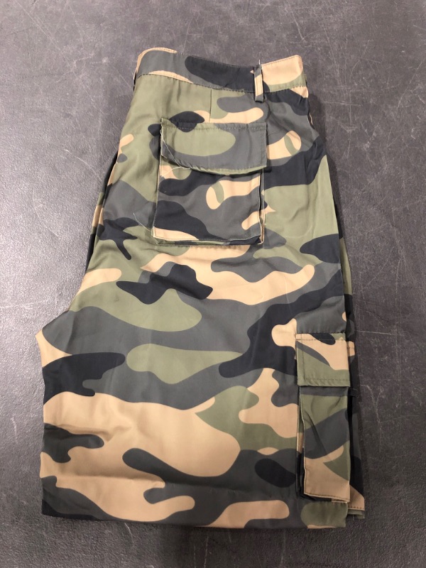 Photo 1 of CAMO BAGGY CASUAL PANTS, SIZE 2XL.