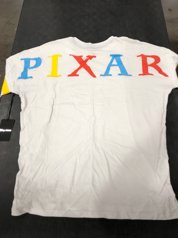 Photo 3 of DISNEY PIXAR LONG SLEEVE SHIRT, WHITE, SIZE LARGE.