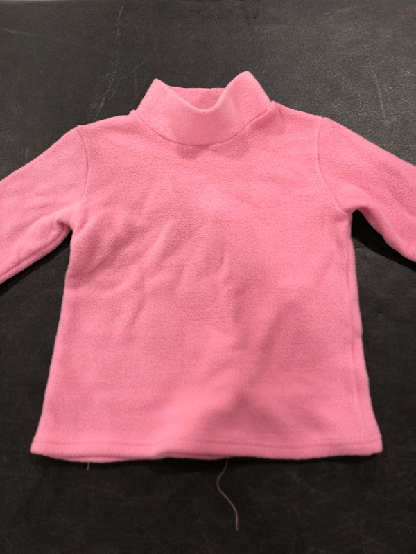 Photo 1 of MUD KINGDOM GIRLS FLEECE TURTLE NECK, PINK, SIZE 110. PRE-OWNED.