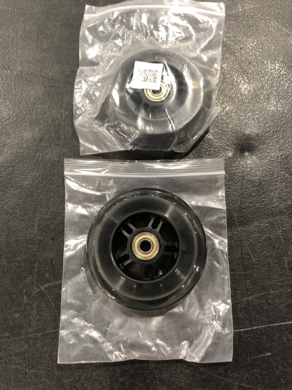 Photo 1 of SCOOTER WHEELS WITH BEARINGS, SET OF 2.