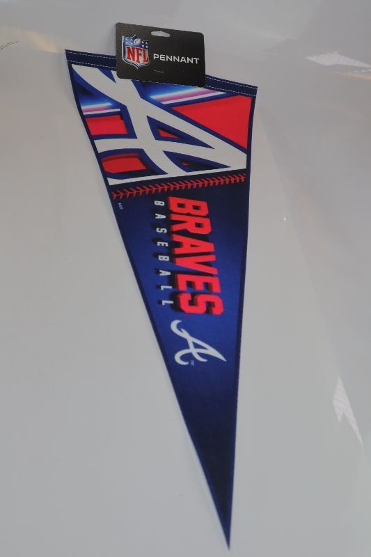 Photo 1 of BRAVES PENNANT NEW $ 11.95