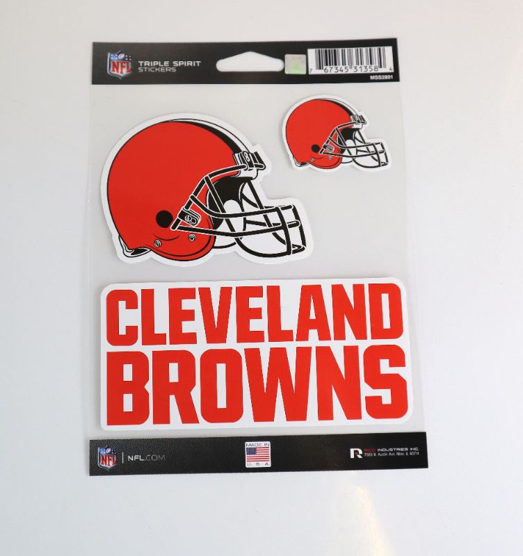 Photo 1 of CLEVLAND BROWN STICKER NEW $ 11.98