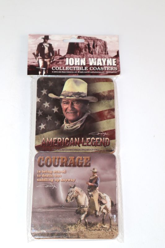 Photo 1 of JOHN WAYNE COASTER SET NEW $9.38