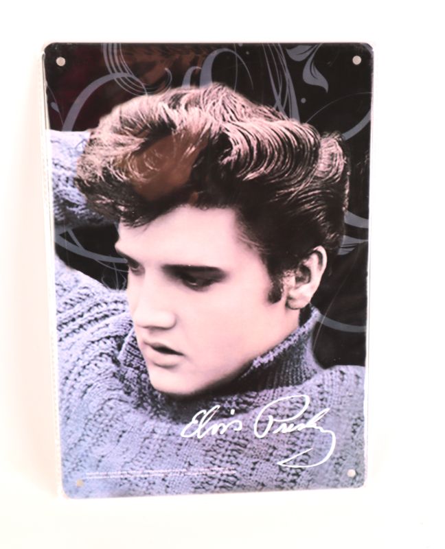 Photo 1 of ELVIS METAL SIGN NEW $ 9.75