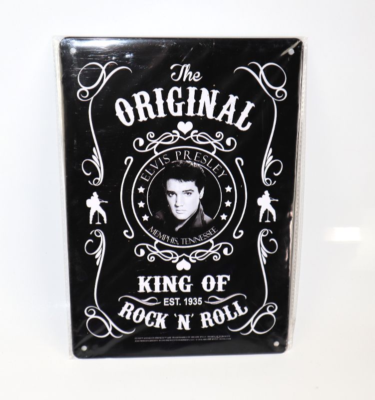 Photo 1 of ELVIS METAL SIGN NEW $ 9.75