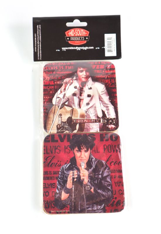 Photo 2 of ELVIS SQUARE COASTER NEW $10.75