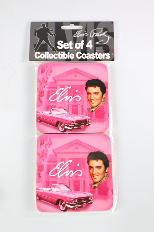 Photo 1 of ELVIS SQUARE COASTER NEW $10.75