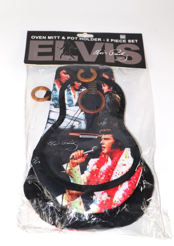 Photo 1 of ELVIS OVEN MITS NEW $13.75