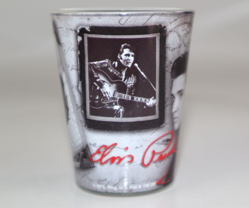 Photo 3 of ELVIS PHOTO SHOT GLASS NEW $7