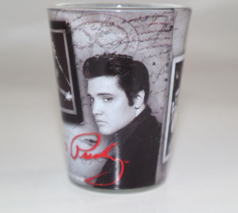 Photo 2 of ELVIS PHOTO SHOT GLASS NEW $7