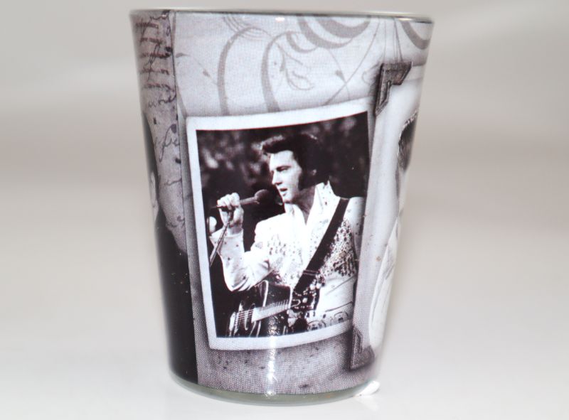 Photo 1 of ELVIS PHOTO SHOT GLASS NEW $7