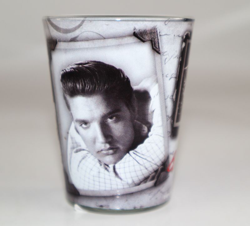 Photo 4 of ELVIS PHOTO SHOT GLASS NEW $7