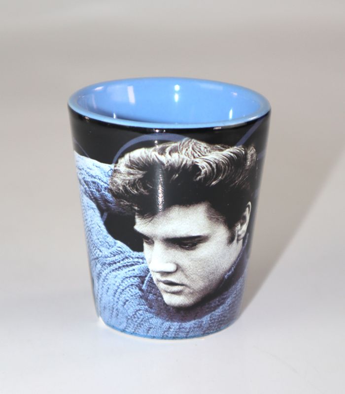 Photo 1 of ELVIS BLU SWEATER SHOT GLASS NEW $7