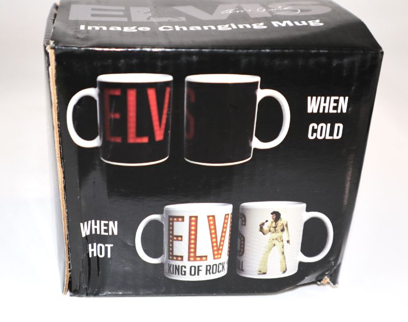 Photo 3 of ELVIS TEMPERATURE CHANGE MUG NEW $12.95