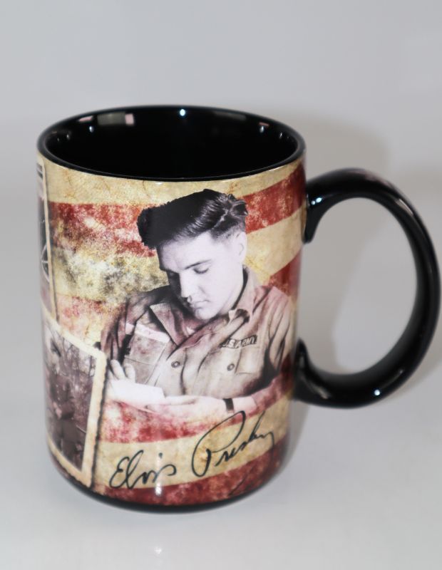 Photo 1 of ELVIS MILITARY MUG NEW $15.98