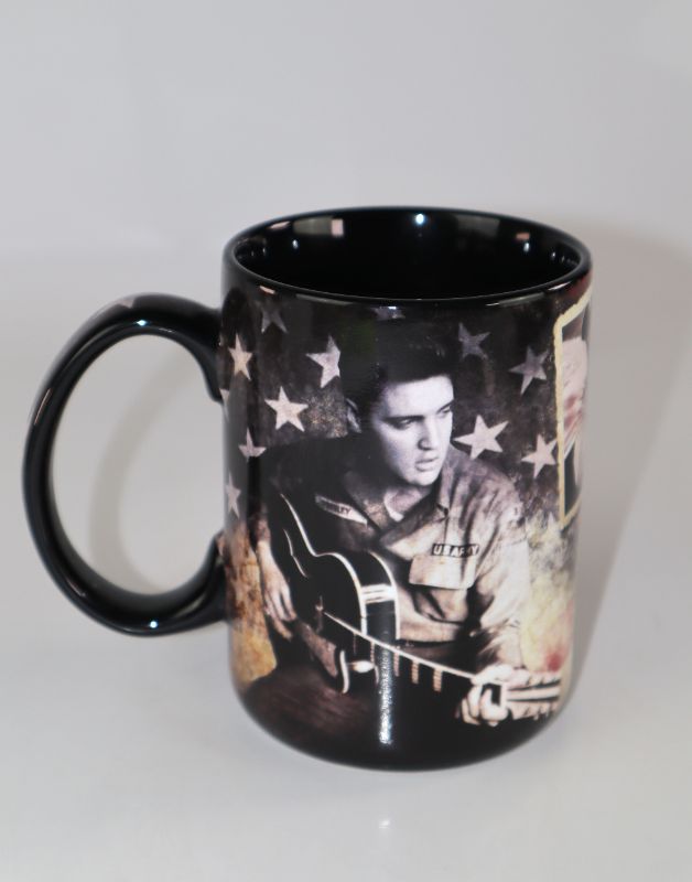 Photo 2 of ELVIS MILITARY MUG NEW $15.98