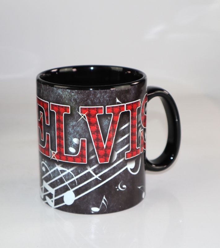 Photo 2 of ELVIS NAME IN LIGHTS MUG NEW $13.78