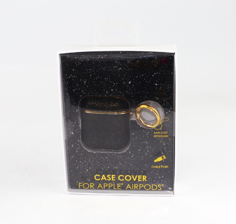 Photo 2 of DELIA BLACK AND GOLD GLITTER AIRPOD CASE NEW $ 19.99