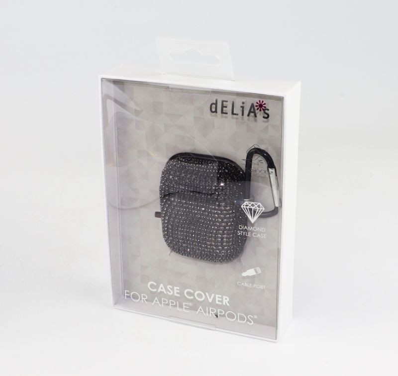 Photo 1 of DELIA BLACK RHINESTONE AIRPOD CASE NEW $ 19.99