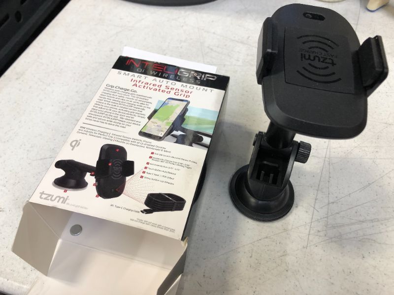Photo 3 of TZUMI INTELIGRIP SMART CAR MOUNT DURABLE FITTED BRACKET SLIP RESISTANT SHOCKPROOF HOLSTER MOUNTS ON DASH AND WINDSHIELD TELESCOPIC ARM NEW IN BOX $39.99