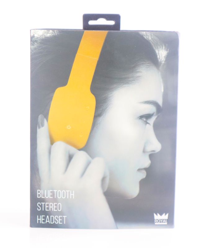 Photo 3 of ROYAL BLUETOOTH STEREO CORDLESS HEADPHONE NOISE ISOLATION CLEAN SMOOTH SOUND LIGHTWEIGHT HANDS-FREE CALLS 2 BLUETOOTH DEVICES CAN BE USED SIMULTANEOUSLY 6-8 HOURS OF LISTENING COLOR GOLD NEW IN BOX $599