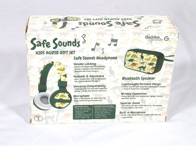 Photo 2 of SAFE SOUND DINOSAUR HEADPHONES WITH BLUETOOTH SPEAKER NEW $ 24