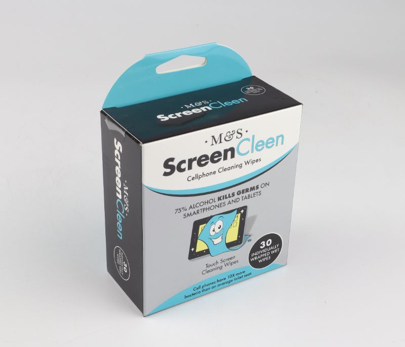 Photo 1 of CELLPHONE CLEANING WIPES QUANTITY 30 KILLS ALL BACTERIA AND LEAVES PHONE NEW LOOKING NEW $5