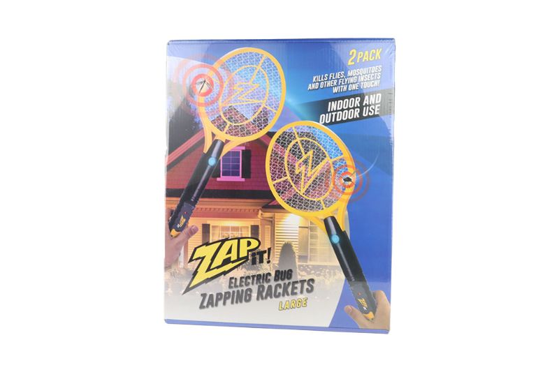 Photo 2 of 2 PACK ZAP IT RACKETS SIZE LARGE 4000 VOLT RECHARGEABLE LITHIUM BATTERY NEW $36.99