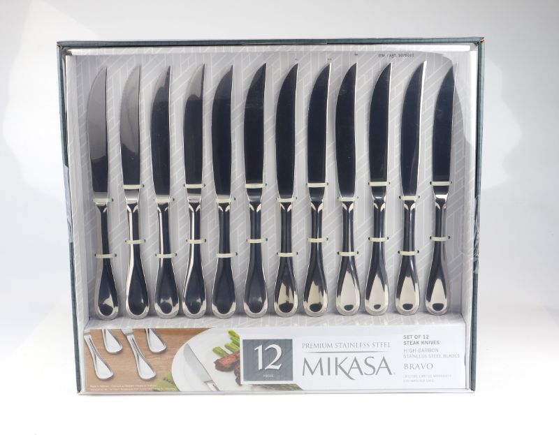 Photo 1 of 12 SET MIKASA PREMIUM STAINLESS STEEL KNIFES NEW $ 35.99