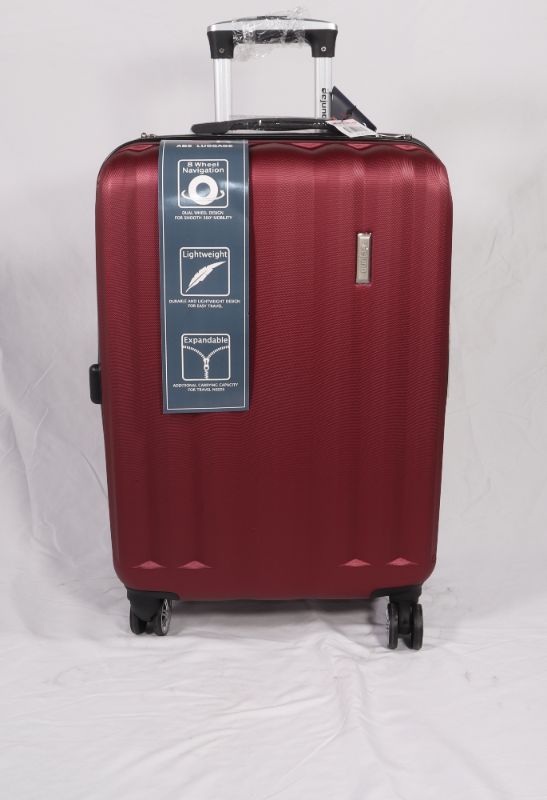 Photo 2 of 24 INCH BURGANDY  DEJUNO SUITCASE  DURABLE EXPANDABLE ZIPPER 8 WHEEL DESIGN NEW $160