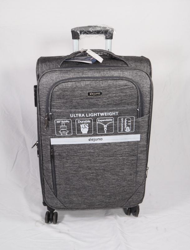 Photo 2 of 20 INCH GREY  DEJUNO SUITCASE SECURE LOCK DURABLE EXPANDABLE ZIPPER 8 WHEEL DESIGN NEW $ 170