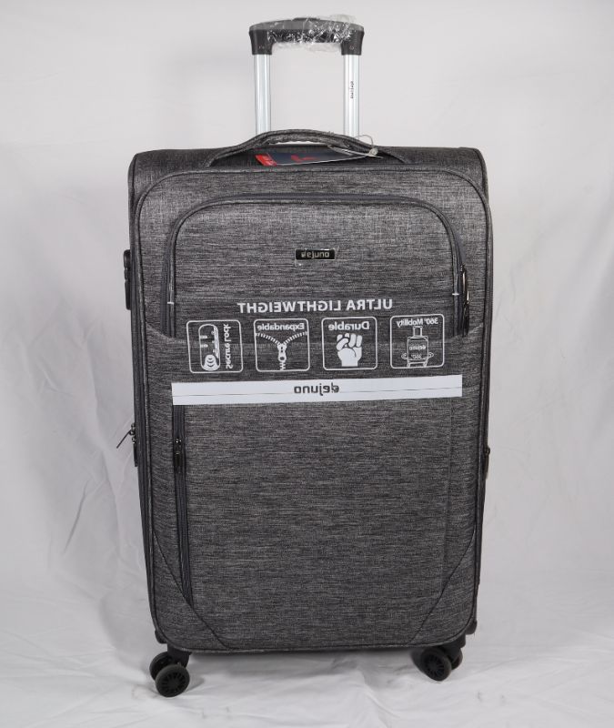 Photo 2 of LARGE DEJUNO SUITCASESOFT FABRIC SECURE LOCK 360 DEGREE MOBILITY NEW $ 190 