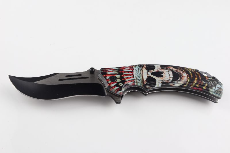 Photo 1 of SKELETON POCKET KNIFE NEW 