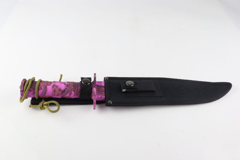 Photo 3 of PINK HUNTING/ SURVIVAL KNIFE NEW 