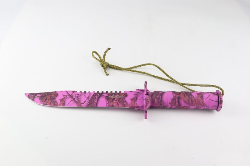 Photo 1 of PINK HUNTING/ SURVIVAL KNIFE NEW 