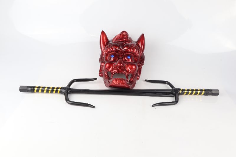 Photo 2 of HANNYA ONI MASK WITH DAGGER NEW 