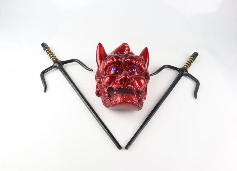 Photo 3 of HANNYA ONI MASK WITH DAGGER NEW 