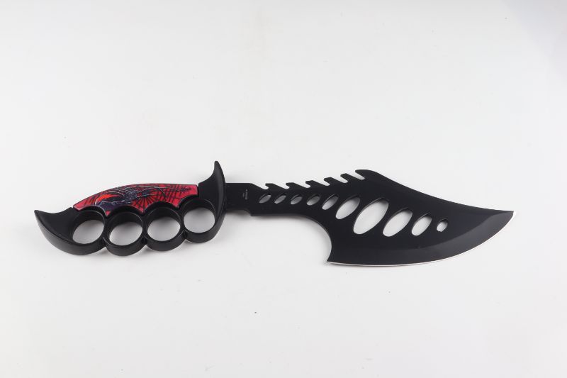 Photo 1 of KNUCKLE GRIP KNIFE WITH BLACK WIDOW DESIGN NEW NEW 