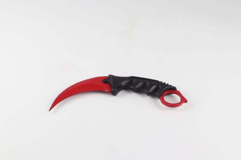 Photo 1 of RED KARAMBIT KNIFE NEW 