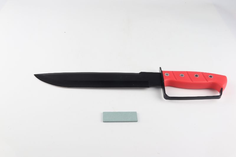 Photo 1 of HUNTING KNIFE WITH SHARPENING STONE NEW 