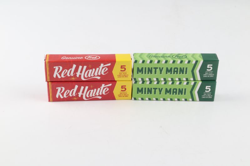 Photo 1 of 20 PACK NAIL FILES 2 FIVE PACKS OF RED HOT AND MINT NEW $31.96