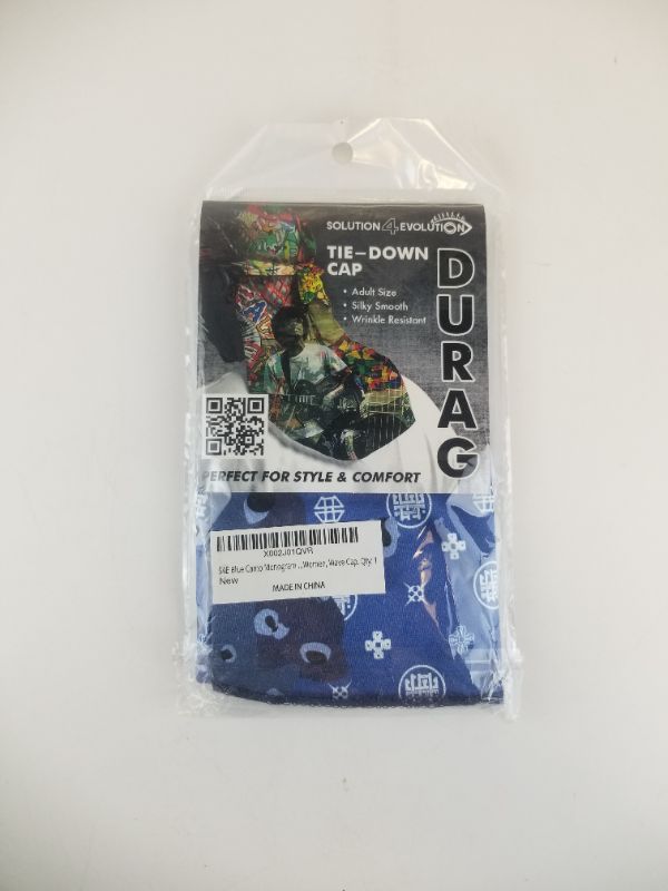 Photo 4 of BLUE CAMO  SATIN DURAG LIGHTWEIGHT 41” LONG 3” WIDE NEW $ 17.99